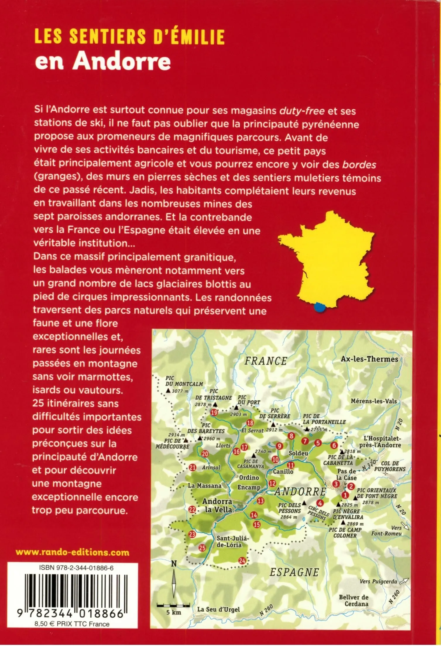 SENTIERS EMILIE EN ANDORRE