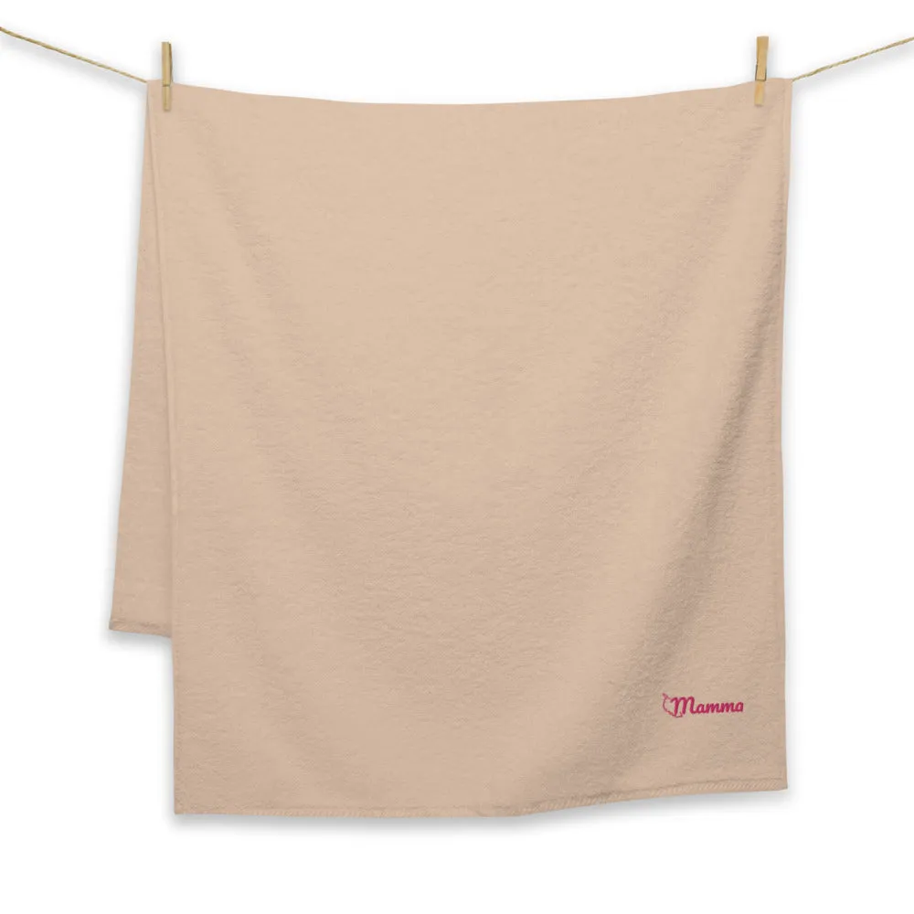 Serviette de bain grande taille Mamma