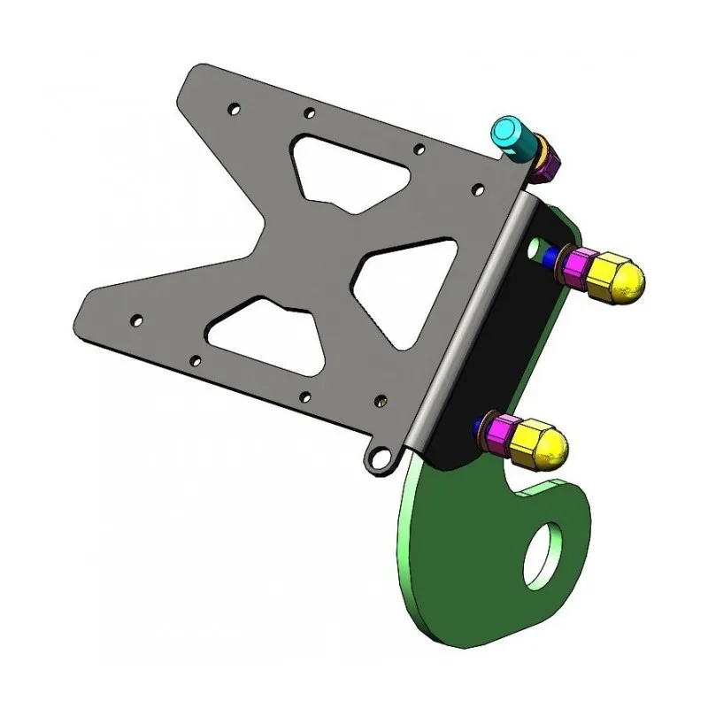 Support de plaque latéral Yamaha SCR 950 - piecemotoquad.fr