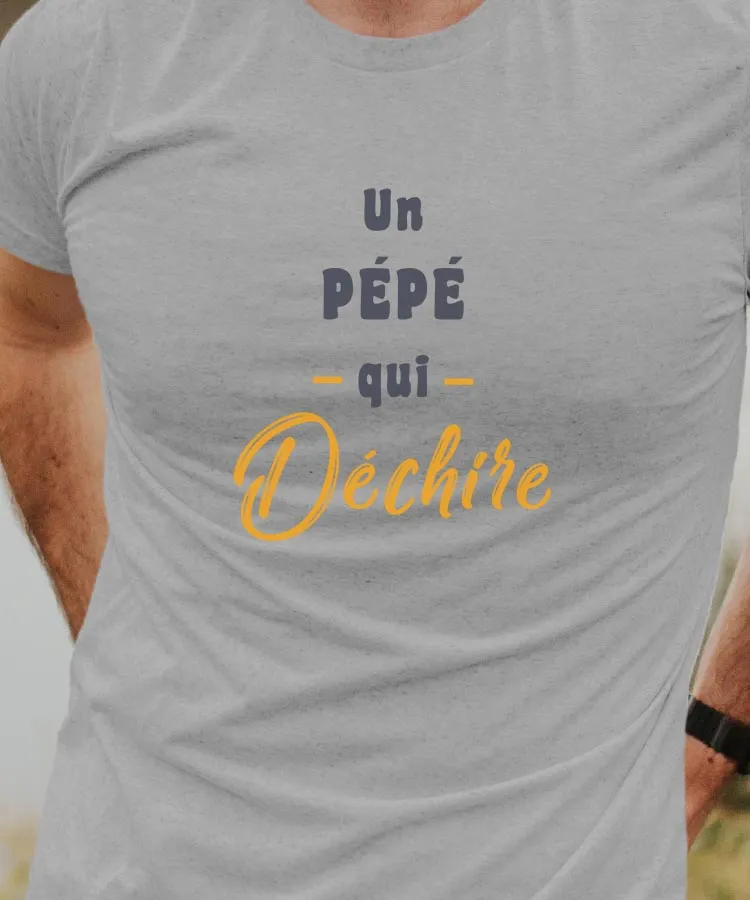 T-Shirt Un Pépé Qui déchire Pour homme