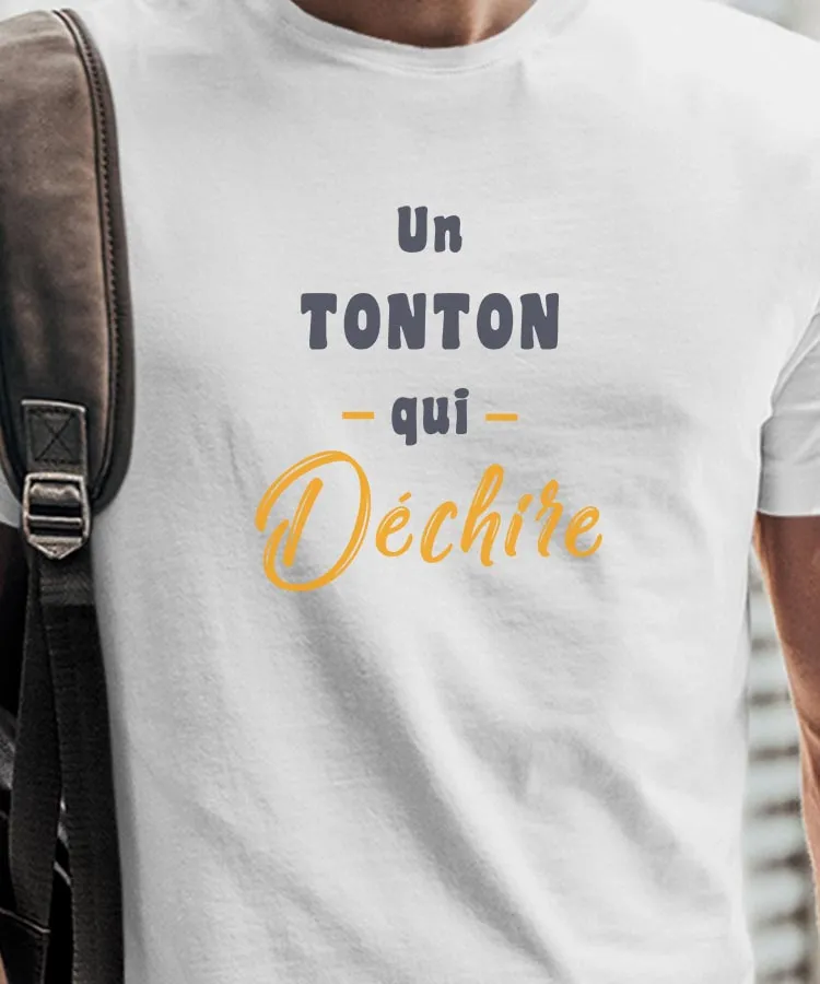 T-Shirt Un Tonton Qui déchire Pour homme