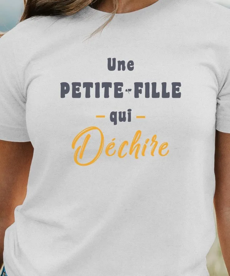 T-Shirt Une Petite-Fille Qui déchire Pour femme