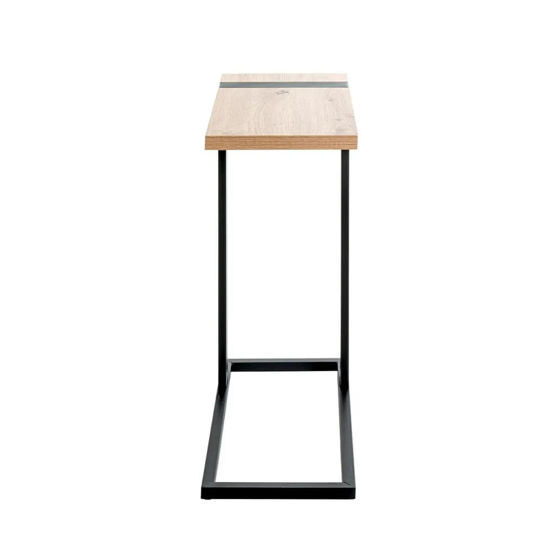 Table d'appoint design plateau décor chène | 3 Suisses
