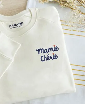 Tablier à poche Mamie chérie