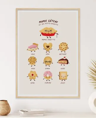 Tablier à poche Mamie gâteau et ses petits biscuits personnalisé